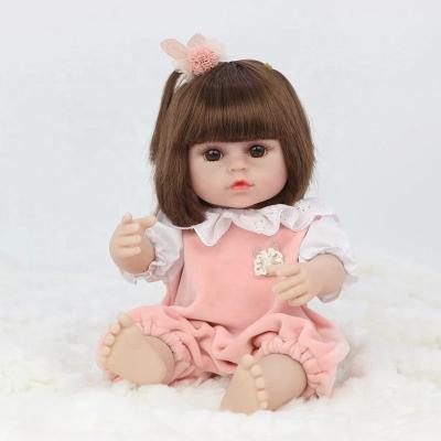 China 38CM Full Silicone Drinking Water Pee Body Reborn Baby Doll Toy For Girl Bebe Bathe Toy Toddler Girl Birthday Gift GBJ0031 for sale