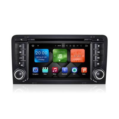 China Car dvd mp4 radio player RK PX3 quad core Android 7.1.2 car radio GPS player 7 inch 2 din 2GB RAM For A3 2003-2012 WE7047 for sale