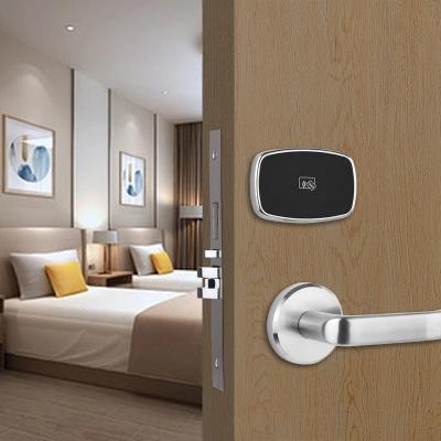 China Modern Portable Keyless Swipe European Smart Card Entry Simplicity Electric Door Lock for Hotel Home Apartment for sale