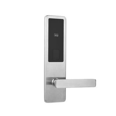 China Modern Simplicity Hotel Smart Door Lock Multi Function Lock Size Electric Rustproof Modern Security Antirust Smart Door Lock Key FOB Cards for sale