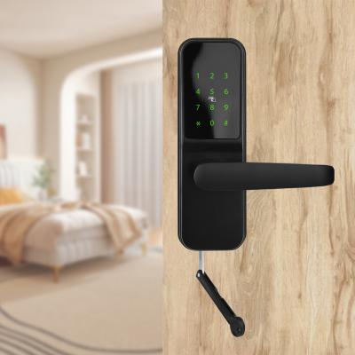 China Modern Simplicity European Biometric Smart Smonet Keyless Portable Entry Handle Electronic Code Lock For Home Hotel Apartment for sale