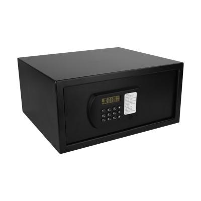 China Hotel china manufacture supply waterproof black multi function storage hotel bedside steel safe box for sale for sale