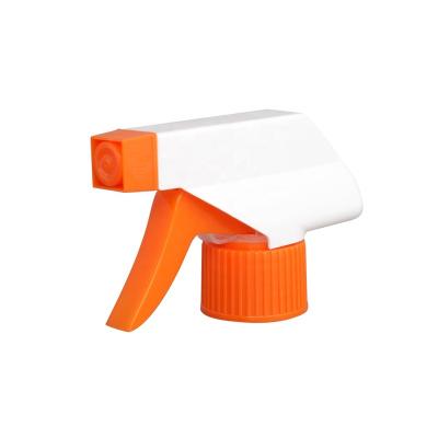 China Non Spill Wholesale Custom China 28 /410 ​​Foam Trigger Spray Head Plastic White Orange Trigger Sprayer for sale