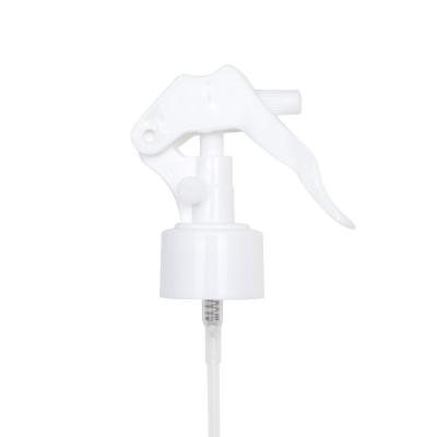 China Non Spill Transparent Trigger Sprayer 24/410 28/410 Mini Trigger Sprayer White for sale