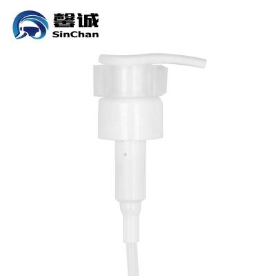 China Non Spill Clamps High Quality White Plastic Liquid Soap Treatment Lotion Pump 24/410 28/410 for sale