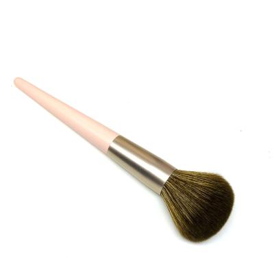 China Nanowire Bionic Synthetic Fiber is Good for Powder Take and Release High Quality Portable Private Label Flat Makeup Double Head Kabuki Foundation Powder Cosmetic Brush for sale