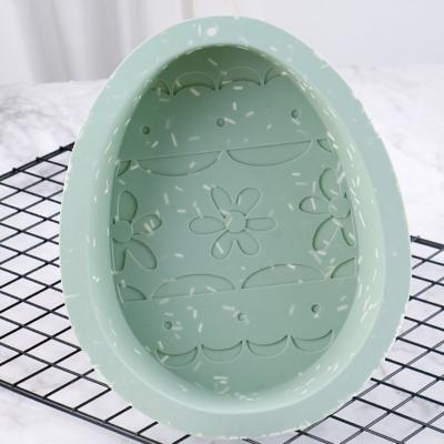 China Viable Elegant Simplicity Easter Egg Molds Household Diy Tool Silicone Cake Baking Mold for sale