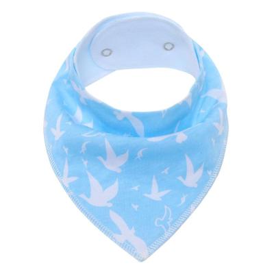 China Viable Wholesale Baby Bib Cotton Bandana Drool Bibs Triangle Disposable 100% Baby Bibs for sale