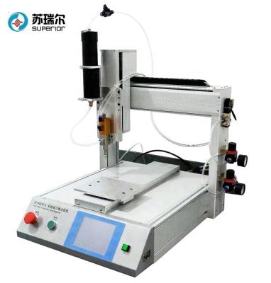 China 3 Axis High Efficiency Aluminum Alloy Profile Automatic Robot Desktop Arm Glue Dispensing Machine Automatic Dispensing Machine for sale