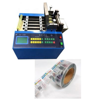 China High Accuracy CLOTHING Logo Label Sticker Adhesive Label Stick Cutting Machine for sale