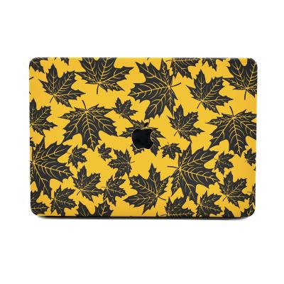 China Maple Leaf Pattern Maple Leaf Pattern Leather Case For Macbook Air 13 2020 for sale