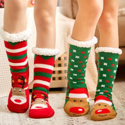 China Wholesale QUICK DRY Indoor Slipper Socks For Christmas Thermal Fuzzy Cute Women Fluffy Socks Women Chenille Yarn for sale