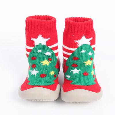 China High quality QUICK DRY winter baby warm colorful socks with gift knit winter baby Christmas scrambled socks for sale