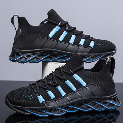 China Latest Design Free Shipping Men's Sports Shoes Black Sneakers Shoes Men for sale