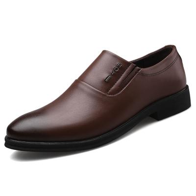 China First-rate Fashion Rubber Sole Shoes Genuine Leather Dress Shoes For Men for sale