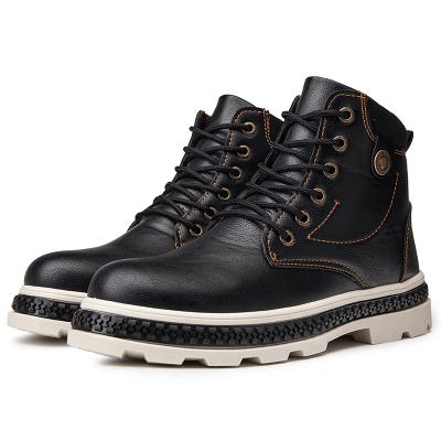 China Winter ankle boots waterproof outdoor male high ankle work boot casual shoes men for sale