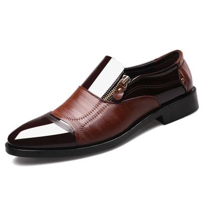 China Sole Breathable Loafer Leather Dress Shoes 2020 Hot Sale Custom Rubber Wedding Waterproof ANTI-ODOR Hard-wearing Quick-drying for sale