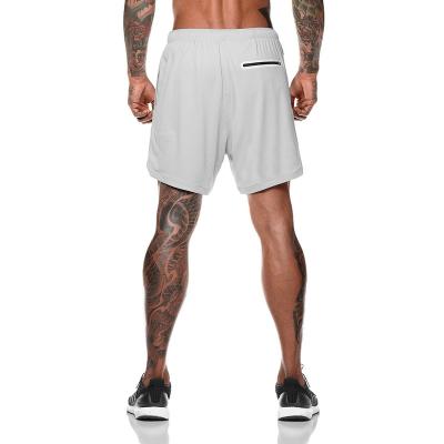 China Fashion Polyester Cheap Men's Motion Style Sports Mid Waist Professional Made Sports Shorts for sale