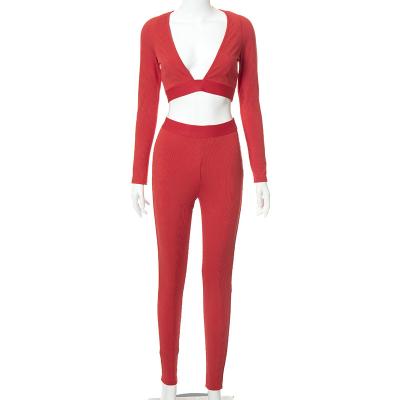 China QUICK DRY women fitness sets 2 piece women active wear sports wear gym sets wholesale 2021 active fitness women 2 piece sport wear fitness for sale