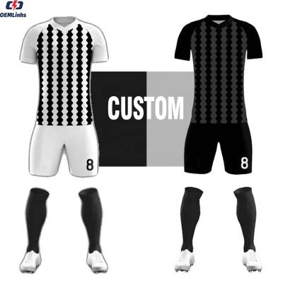 China High Quality Custom Made Football Shirts Thailand Football Uniform Full Set American Football Wear Tank Top Team Soccer Clothes Football Shirts Sets for sale