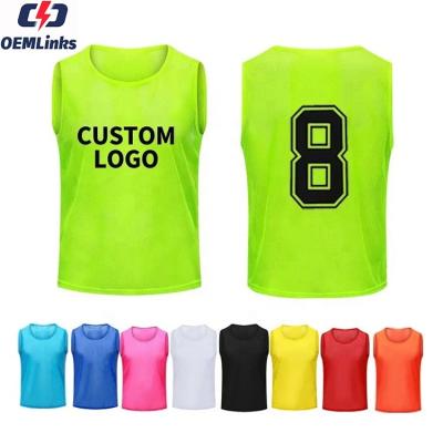 China Cheap Custom Breathable Soccer Vest Mesh Soccer Vest Soccer Vest Soccer Bibs Soccer Training Sets Vest Soccer Aprons for sale