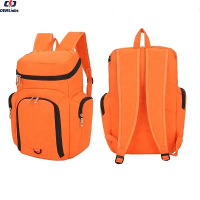 China Custom Made Good Quality Men Functional Logo Basketball Backpack Custom Made Basketball Backpack Rucksack for sale