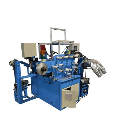 China Flexible Nonwoven Fabric Aluminum Foil Tape Duct Making Machine With Double Working Stations for sale