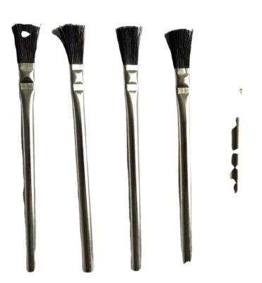 China Cheap Price Metal Cleaning Tube Dyed Acid Black Bristle Brush for sale