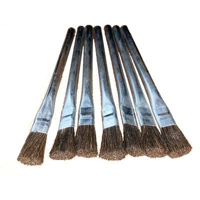 China Factory price steel tube cleaning brush with bristle brush acid drahtpinsel for sale