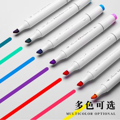 China Twin Office Tip Double Tip Markers Non-Toxic Washable Water Based Art Markers With Double Tips for sale