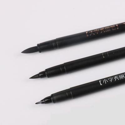 China Calligraphy Writing Black Brush Marker Pens For Lettering Calligraphy Pen for sale