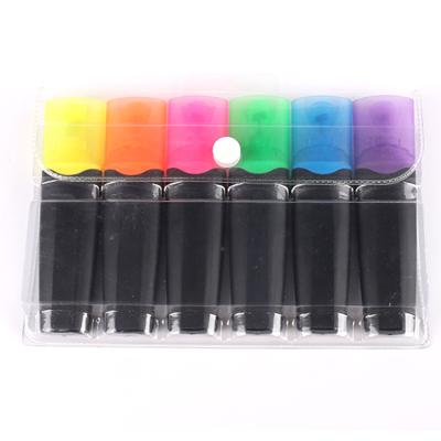 China office & School Markers Pen Multi Color Highlighter Fluorescent Multi Colored Fluorescent Marker Pen for sale