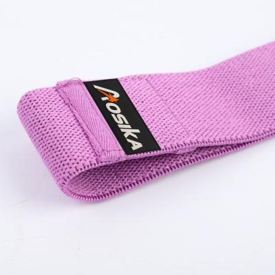 China 2022 Protective Factory Supply Exercise Hip Band Polyester Fitness Resistance Band For Home Workout for sale