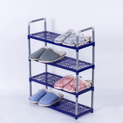 China Durable Plastic Easy To Install Storage Multi-Layer Plastic Simple To Assemble Modern Fashion Shoe Rack for sale