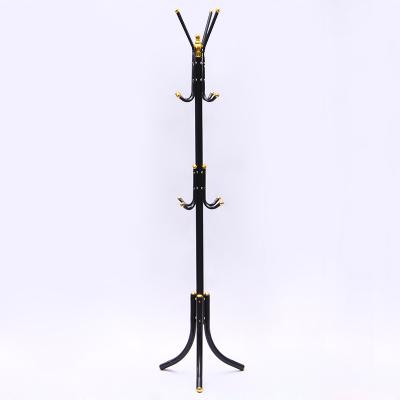 China Convertible 12 Hooks Heavy Metal Cheap Standing Coat Rack Coat Rack In Door for sale