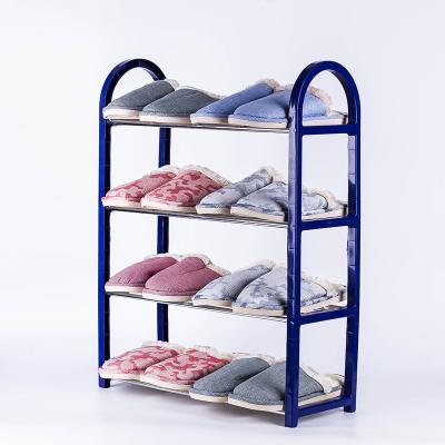 China Bulk Convertible Sale The Modern 4 Tier Boutique Metal Design Shoe Rack Rack for sale