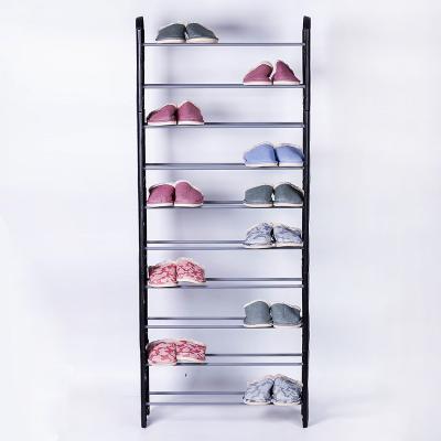 China Large Latest Salon Shoe Rack (Size) Adjustable Professional Manufacturer 8 Rows for sale