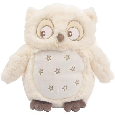 China 12 Inch Eco-Friendly Soft Cute Baby Safe Owl Stuffed Plush Toys For Baby Small Night Light Animal Custom Stuffed Doll for sale