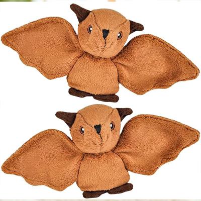 China Eco-Friendly QunZe Plush Bat Toys Set Of 2 Soft Stuffed Bat Toys For Animal Children Party All Hallows Day Customized Bat Toy Prop for sale