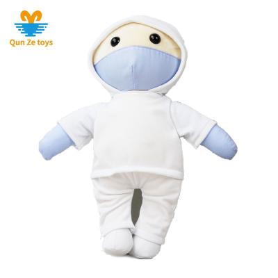 China Wholesale Cute Super Soft Eco-friendly Stuffed Animal Teddy Bear White Cloth Stuffed Toys for sale