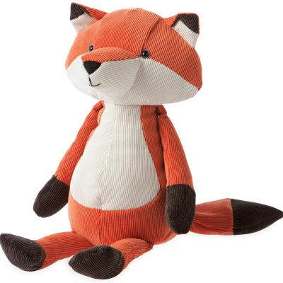 China Eco-Friendly SafeToy With Cotton A Squeaker Doll For Baby And Kids Customization Fox Plush Soft Stuffed Dolls for sale