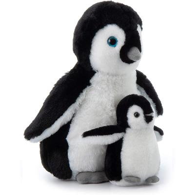 China Eco-Friendly A Large And Small Plush Penguin Mommy And Baby Gifts For Kids Penguin Plush Toys 11 Inches Plush Stuffed Animal Toys for sale