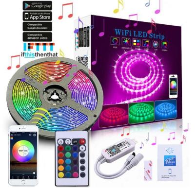 China Indoor 32.8FT RGB LED Lighting Lights with Remote Control and Mode DIY Color Changing LED Lights for sale