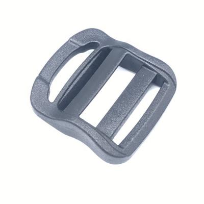 China Plastic Tri Lock Ratchet Ladder Slide Strap Buckle Washable Adjustable Slip Buckle For Backpack for sale