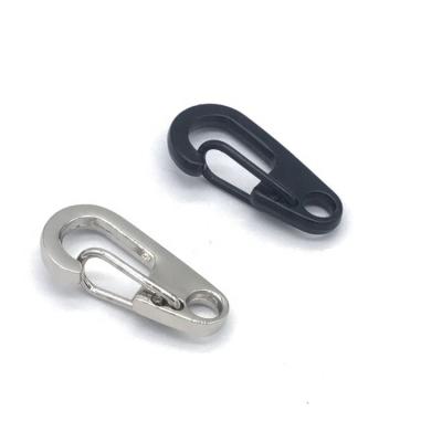 China Wholesale Single D-Type Quick Buckle Quick Buckle D-Type Single Hook Mountaineering Mini Spring Buckle Main Chain Hook Factory Outdoor Portable Tools for sale