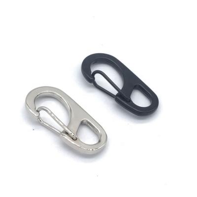 China Portable Factory Wholesale Alloy Mountaineering D-shaped Buckle Key Chain Quick-Hanging Keychain for sale