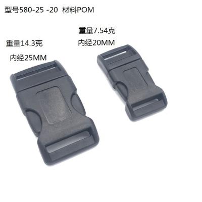 China 2021 New Design POM Cam Buckle Nickel Free Plastic Buckles Webbing Belt 20mm-25MM With Release Plastic Side Buckle for sale