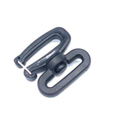 China Wholesale POM Snap Clip Hooks Carabiner Nickel Free Paracord Strap Hooks Swivel Rotary Snap Hook Plastic Spring for sale