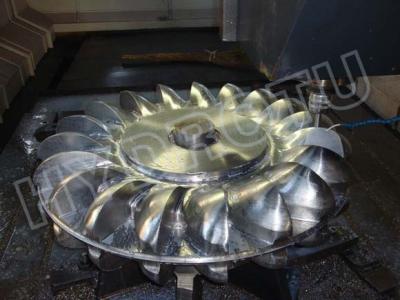 China High Quality Stainless Steel Forged CNC Machining Pelton Turbine Runner with Hydro turbine for sale