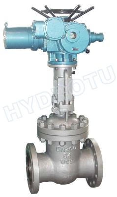 China Manual / Electric flanged Gate Valve / Sluice Valves for 0.25 - 6.4 Mpa for sale